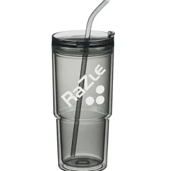 Mia Acrylic Tumbler with Straw - 24 oz