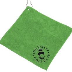 Microfiber Golf Towel - 12 inches x 12 inches