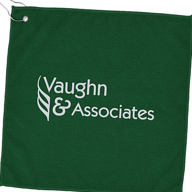 Microfiber Golf Towel - 15 inches x 15 inches - 24 hr