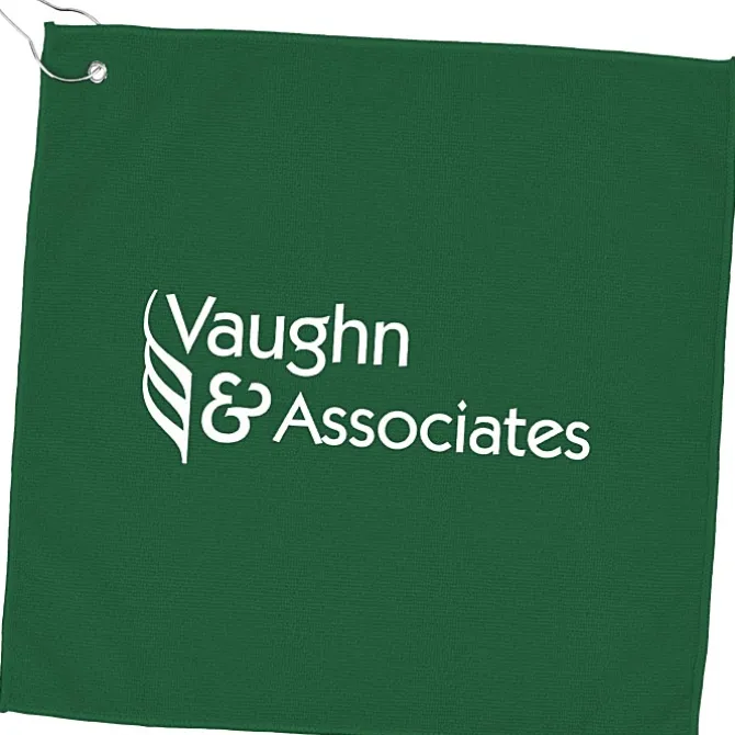 Microfiber Golf Towel - 15 inches x 15 inches - 24 hr
