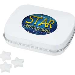 Mint Tin with Shaped Mints - Star