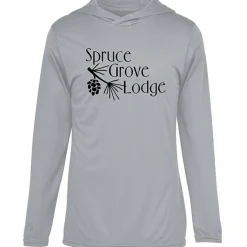 Momentum Solid Long-Sleeve Hooded T-Shirt