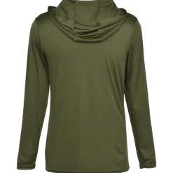 Momentum Solid Long-Sleeve Hooded T-Shirt