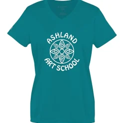 Momentum Solid V-Neck T-Shirt - Ladies' - Screen