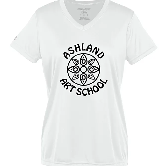 Momentum Solid V-Neck T-Shirt - Ladies' - Screen