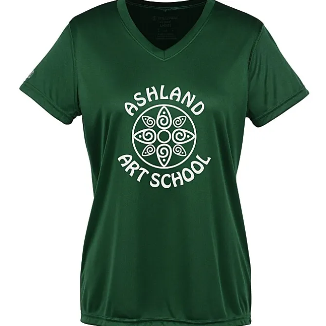 Momentum Solid V-Neck T-Shirt - Ladies' - Screen
