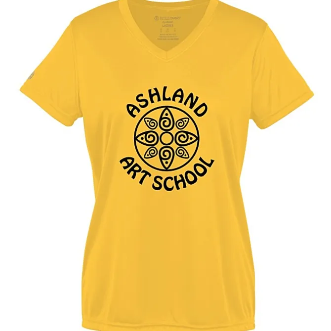 Momentum Solid V-Neck T-Shirt - Ladies' - Screen