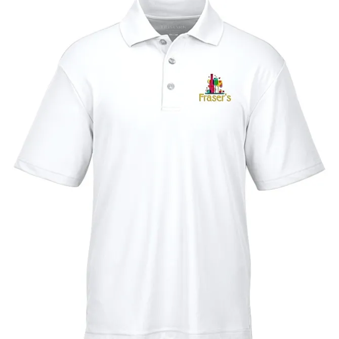 Moreno Textured Micro Polo - Men's - Embroidered