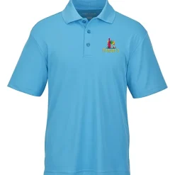 Moreno Textured Micro Polo - Men's - Embroidered