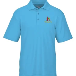 Moreno Textured Micro Polo - Men's - Embroidered
