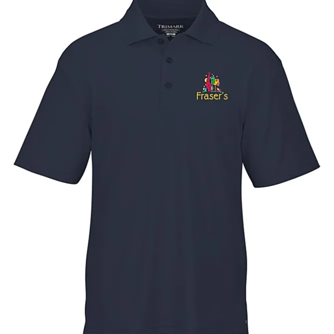 Moreno Textured Micro Polo - Men's - Embroidered