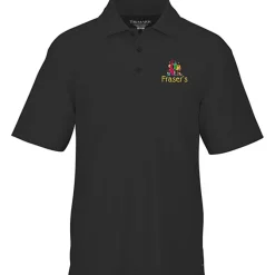 Moreno Textured Micro Polo - Men's - Embroidered - 24 hr