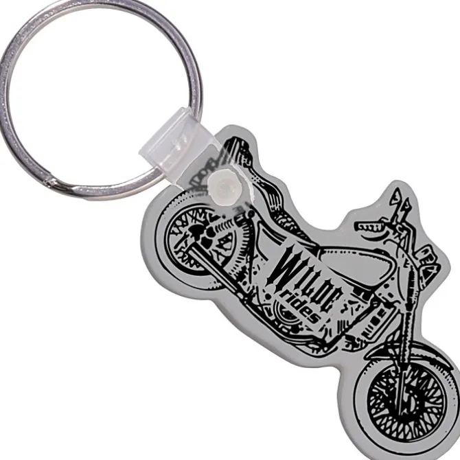 Motorcycle Soft Keychain - Opaque