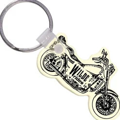 Motorcycle Soft Keychain - Opaque