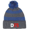 Multi-Stripe Rib Knit Beanie