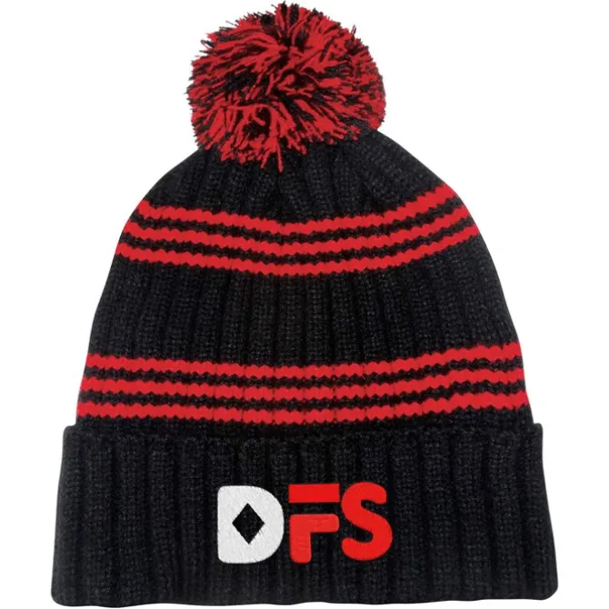 Multi-Stripe Rib Knit Beanie - 24 hr