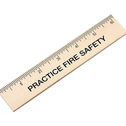 Natural Finish Ruler - 6 inches