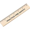 Natural Finish Ruler - 6 inches - 24 hr