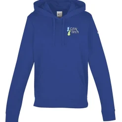 Nike Club Fleece Sleeve Swoosh Pullover Hoodie - Ladies' - Embroidered
