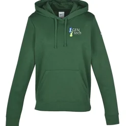 Nike Club Fleece Sleeve Swoosh Pullover Hoodie - Ladies' - Embroidered