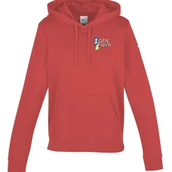 Nike Club Fleece Sleeve Swoosh Pullover Hoodie - Ladies' - Embroidered