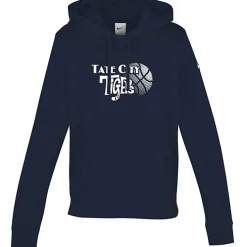 Nike Club Fleece Sleeve Swoosh Pullover Hoodie - Ladies' - Screen
