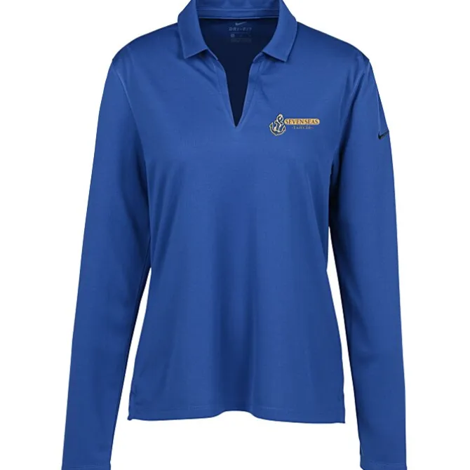 Nike Performance Tech Pique LS Polo 2.0 - Ladies'