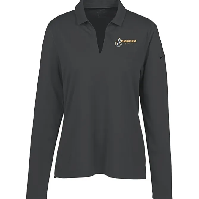Nike Performance Tech Pique LS Polo 2.0 - Ladies'