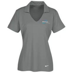 Nike Performance Vertical Mesh Polo - Ladies' - Embroidered - 24 hr