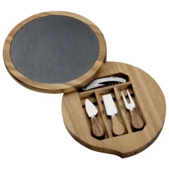 Normandy Swivel Base Cheese and Wine Set