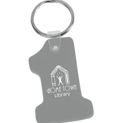 Number One Soft Keychain - Opaque