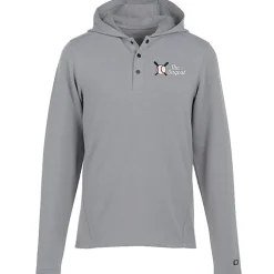 OGIO Lux Flex Hooded Henley