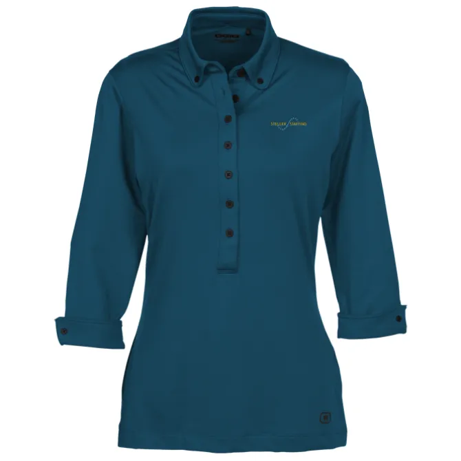 OGIO Performance Button Collar Polo - Ladies'
