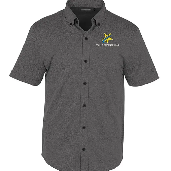 OGIO Performance Stretch Full Button Shirt - Men's