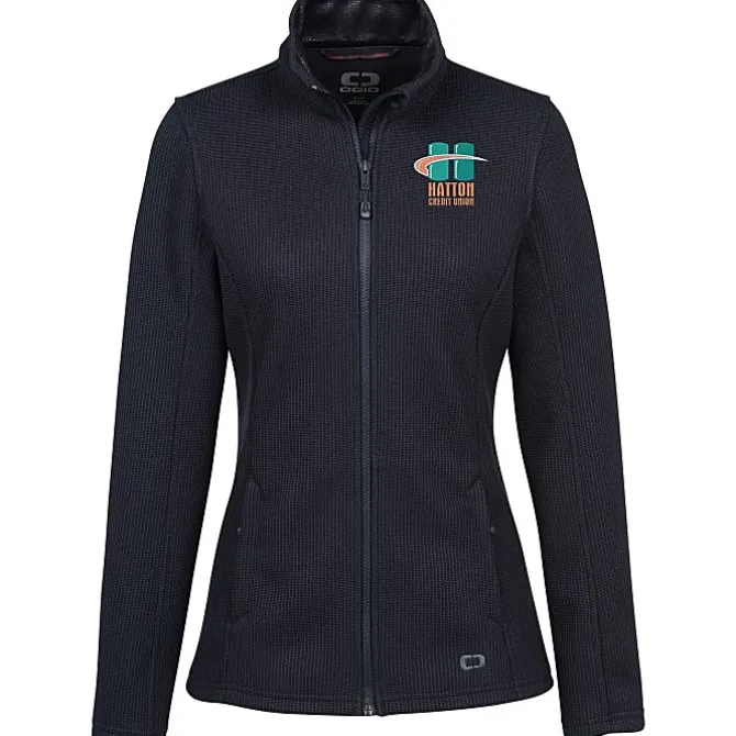 OGIO Ribbed Fleece Jacket - Ladies'