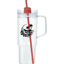 Oliver Acrylic Mug with Straw - 40 oz