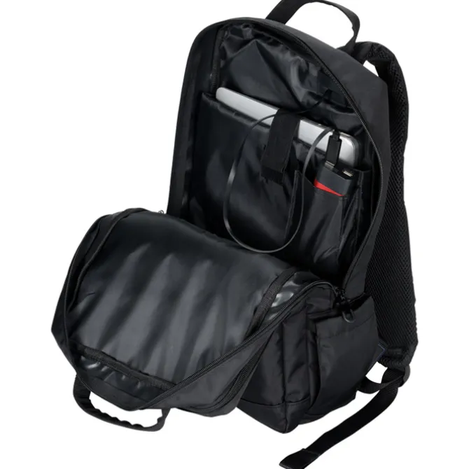 Ollie Laptop Backpack with Duo Charging Cable - Embroidered