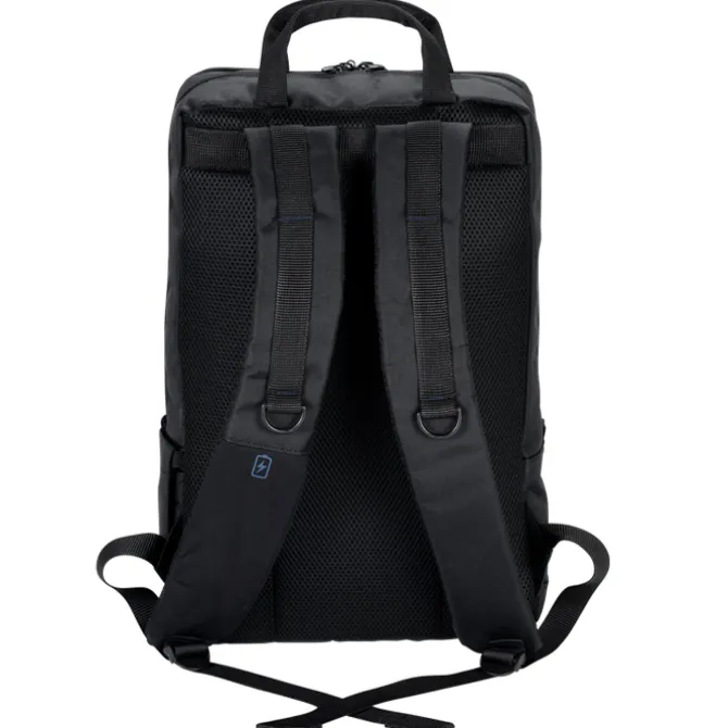 Ollie Laptop Backpack with Duo Charging Cable - Embroidered