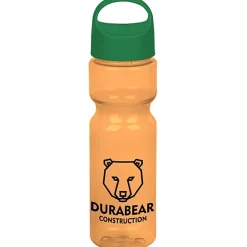 Olympian Bottle with Oval Crest Lid - 28 oz