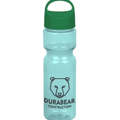 Olympian Bottle with Oval Crest Lid - 28 oz
