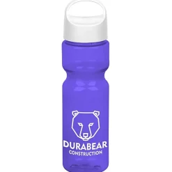 Olympian Bottle with Oval Crest Lid - 28 oz