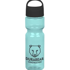 Olympian Bottle with Oval Crest Lid - 28 oz
