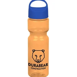 Olympian Bottle with Oval Crest Lid - 28 oz