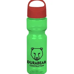 Olympian Bottle with Oval Crest Lid - 28 oz