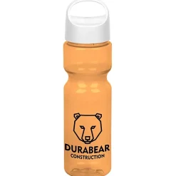 Olympian Bottle with Oval Crest Lid - 28 oz