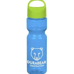 Olympian Bottle with Oval Crest Lid - 28 oz