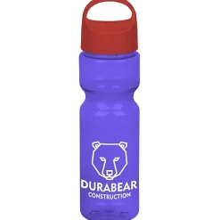 Olympian Bottle with Oval Crest Lid - 28 oz