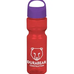 Olympian Bottle with Oval Crest Lid - 28 oz