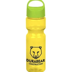 Olympian Bottle with Oval Crest Lid - 28 oz