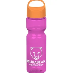 Olympian Bottle with Oval Crest Lid - 28 oz